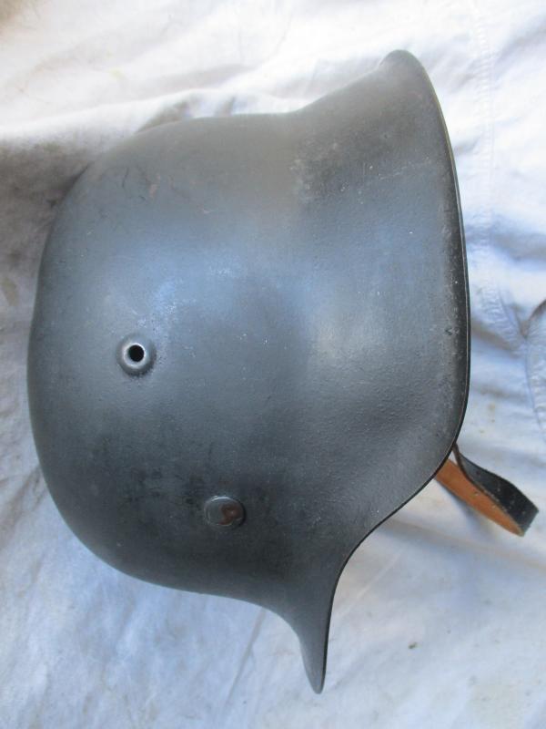 WW2 GERMAN ARMY WH HERR / WAFFEN SS none decal M42 STEEL COMBAT HELMET . HKP64 5678 . MINT CONDITION extra pictures