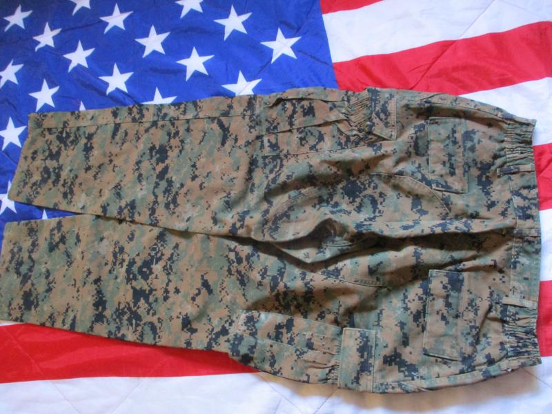Genuine issue US MARINES USMC MARPAT woodland marine MCCUU COMBAT TROUSERS large