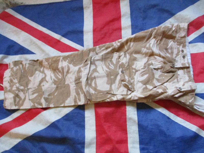 GENUINE british army GULF WAR WAR 1 old type DESERT DPM ddpm COMBAT TROUSERS 35