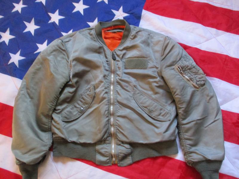 US AIR FORCE USAF ISSUE 1974 VIETNAM WAR alpha industries L2B PILOTS JACKET MA1
