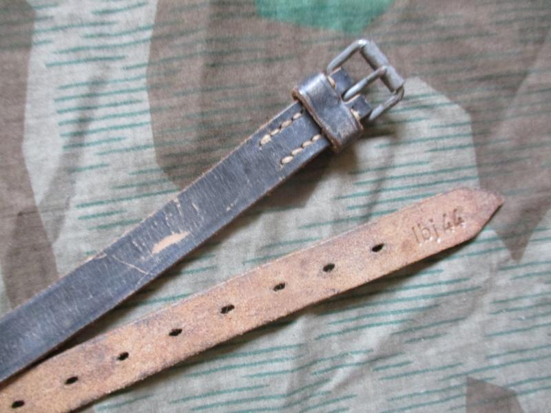 GENUINE GERMAN ARMY Waffen SS WW2 ZELTBHAN ZELT SHELTER or MESS TIN STRAP 1944 DATED