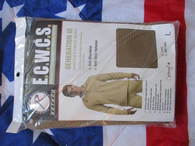 ROTHCO USA ECWCS MICRO grid WAFFLE FLEECE L2 MID LAYER TOP coyote tan LARGE new