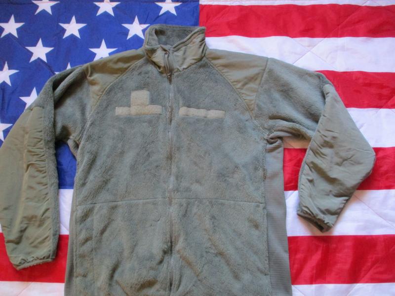 Genuine ISSUE usa AMERICAN USARMY ACU polartec ARCTIC FUR FLEECE JACKET M L