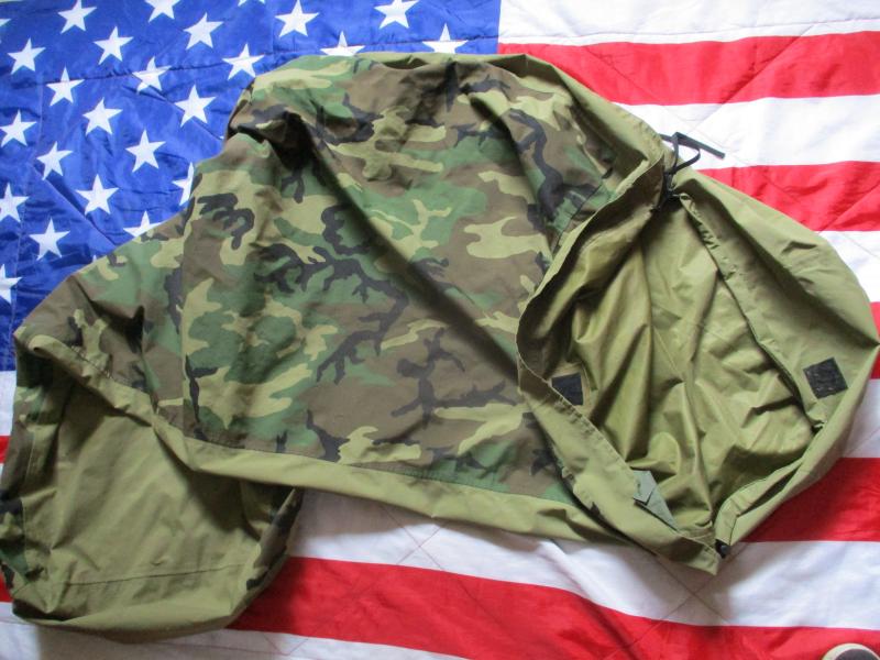 GENUINE AMERICAN USARMY ISSUE M81 WOODLAND CAMO GORE TEX BIVI sleeping BAG cover
