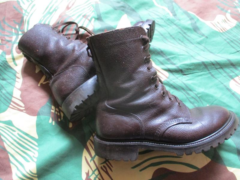 Rare GENUINE brown SOUTH AFRICAN SA PARA paratrooper airborne jump BOOTS