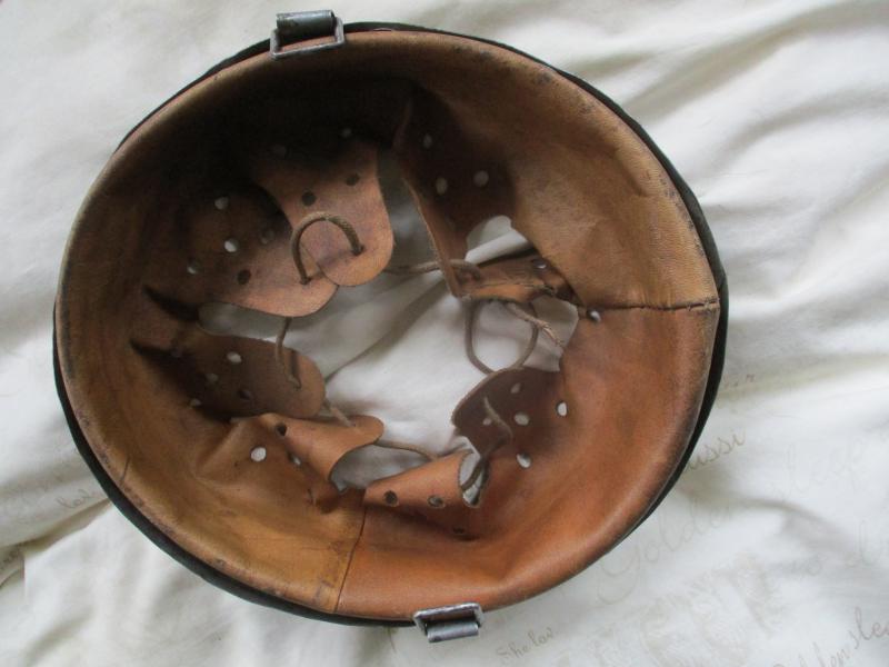 ORIGINAL 1943 WW2 GERMAN ARMY Waffen SS luftwaffe M40 M42 HELMET LINER  SIZE 57CM / 64