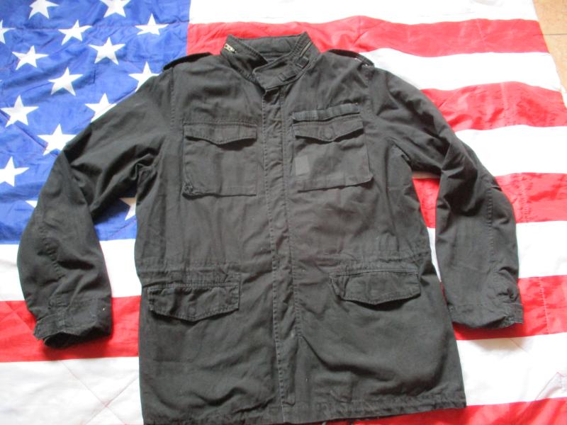 SCHOTT bros new york city USA US ARMY black M65 field COAT combat jacket XXL