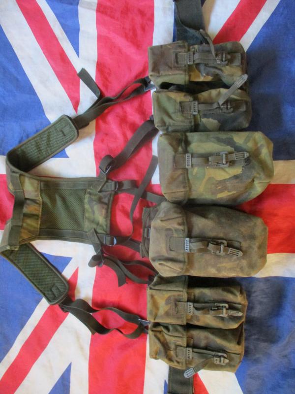 GENUINE ISSUE BRITISH ARMY ISSUE DPM camo infantry sas PLCE belt kit WEBBING SET