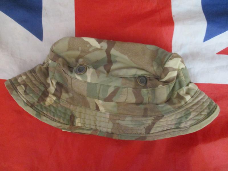 GENUINE BRITISH ARMY ISSUE MTP MULTICAM modified BUSH BOONIE JUNGLE HAT 58CM M