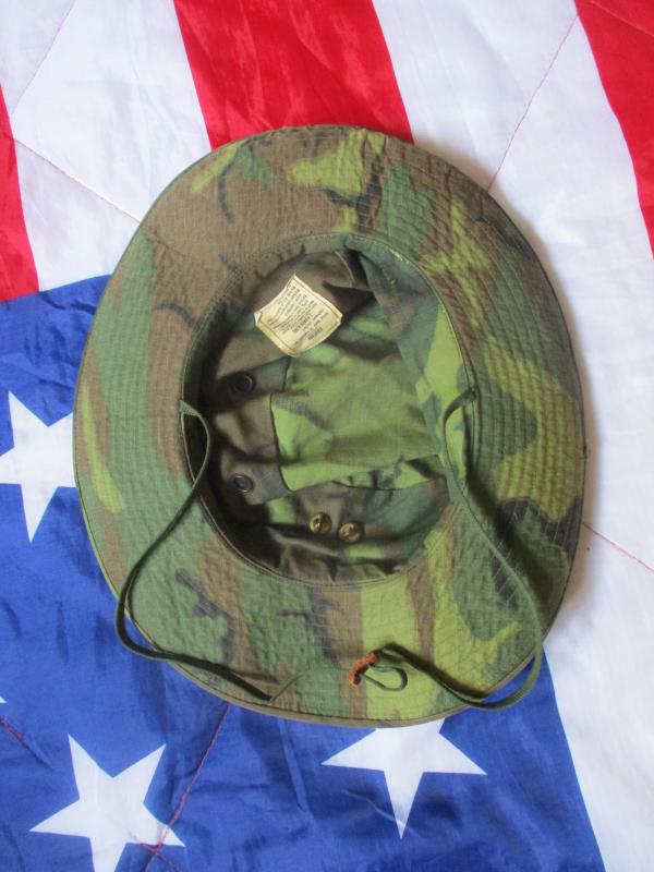 GENUINE US ARMY / USMC ISSUE VIETNAM WAR BOONIE JUNGLE HAT erdl CAMO small
