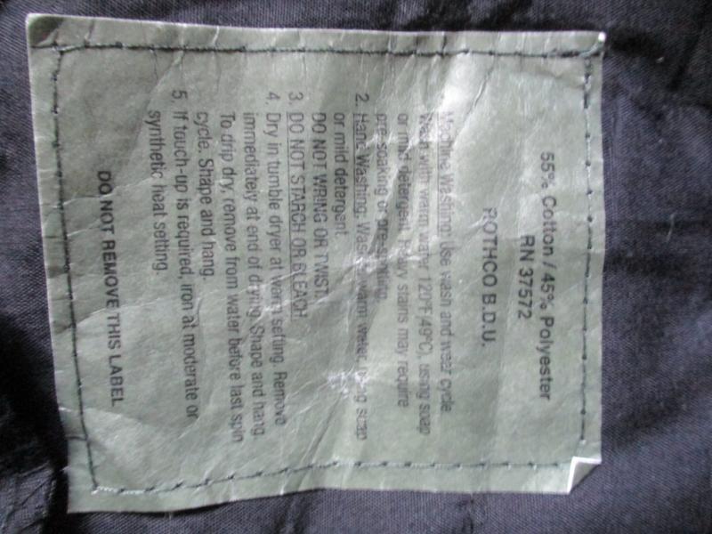 GENUINE rotcho USA BDU combat cargo PANTS TROUSERS m65 sf / police BLACK XL s