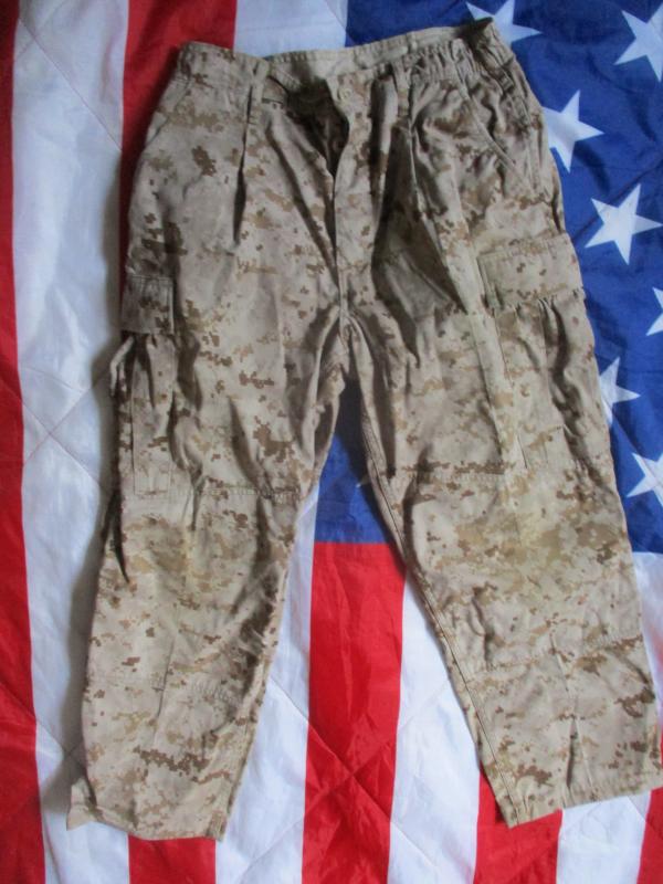 Genuine issue US MARINES USMC MARPAT DESERT marine MCCUU COMBAT TROUSERS BDU M S