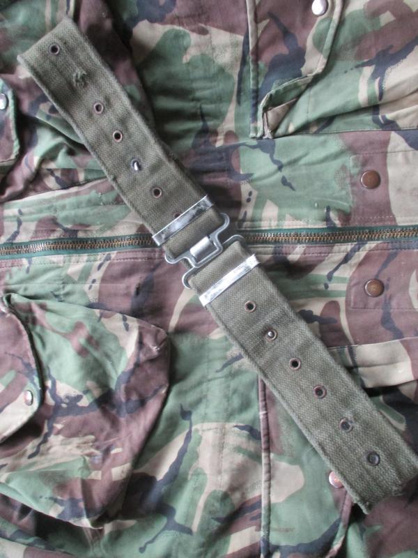 real BRITISH ARMY / PARACHUTE REGIMENT ISSUE 58 PATTERN WEBBING BELT falklands