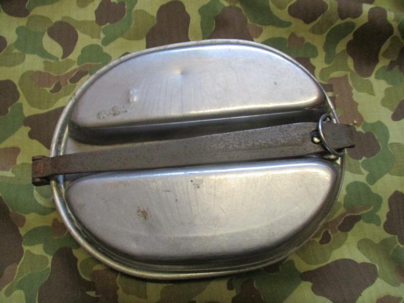 WW2 US ARMY - USMC MESS TIN SET engraved NAMED