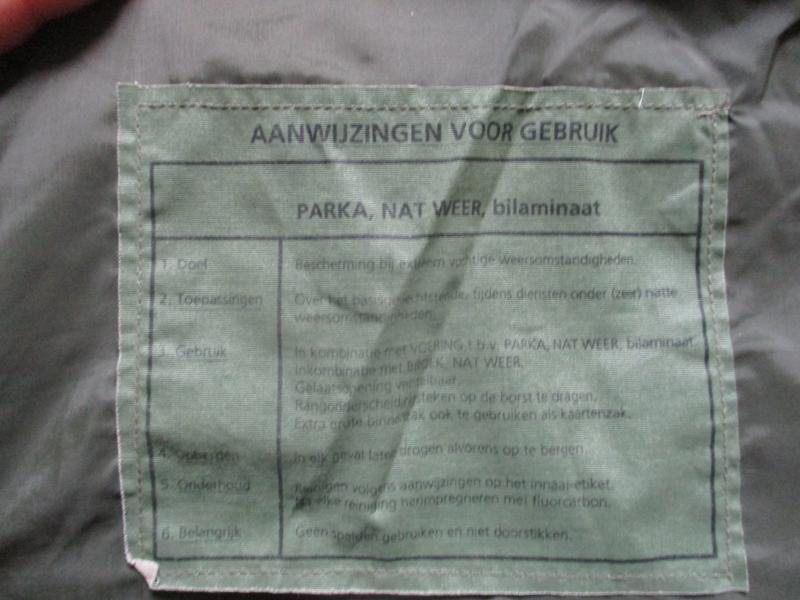 DUTCH ARMY DPM bi laminated gore tex waterproof COMBAT SMOCK coat PARKA large L