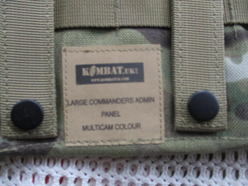 KOMBAT TACTICAL uk MOLLE front of armour LARGE commanders POUCH crye multicam NEW