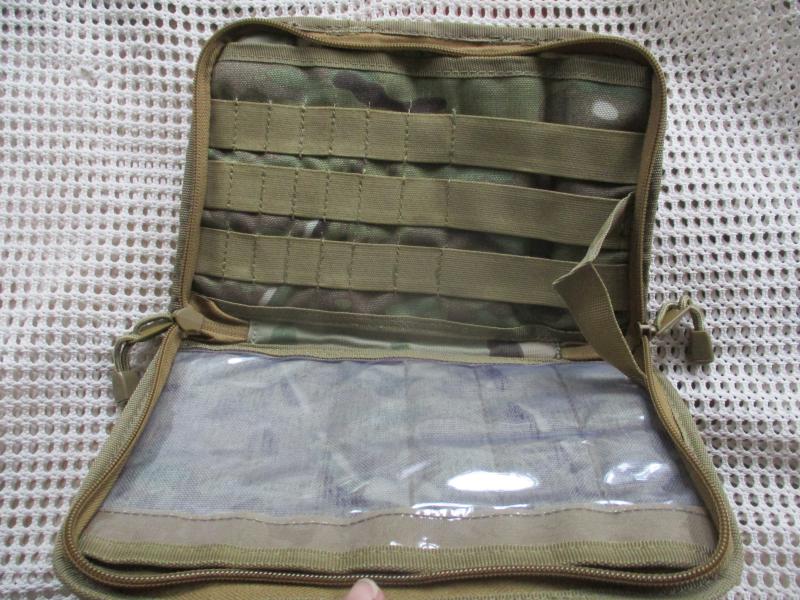 KOMBAT TACTICAL uk MOLLE front of armour LARGE commanders POUCH crye multicam NEW