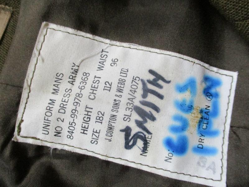 PARACHUTE REGIMENT issue NO2 DRESS parade UNIFORM falklands war