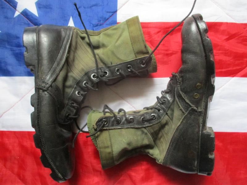 genuine US ARMY VIETNAM WAR issue BATA JUNGLE COMBAT BOOTS us 11 n UK 10 n