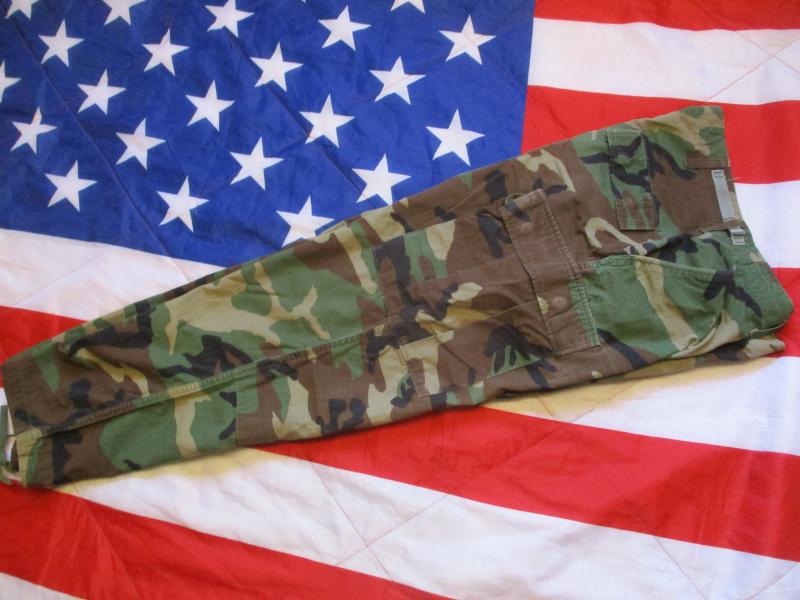 GENUINE USA US ARMY / USMC / NAVY SEAL issue M81 woodland CAMO BDU combat PANTS TROUSERS Medium regular