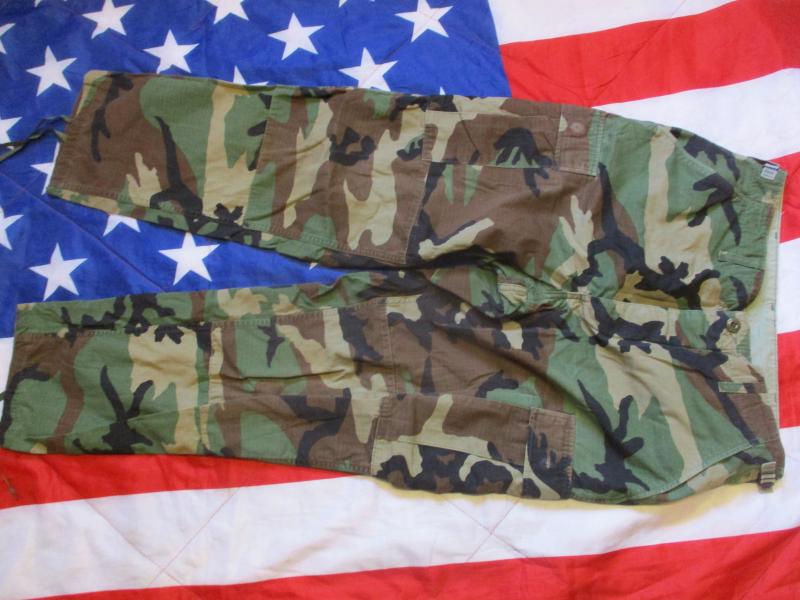GENUINE USA US ARMY / USMC / NAVY SEAL issue M81 woodland CAMO BDU combat PANTS TROUSERS Medium regular
