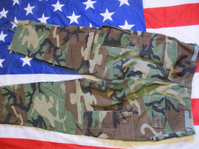 GENUINE USA US ARMY / USMC / NAVY SEAL issue M81 woodland CAMO BDU combat PANTS TROUSERS Medium regular