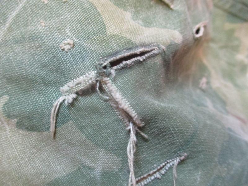 GENUINE 1973 US ARMY USMC issue Vietnam war m1 helmet cover Mitchell leaf camo