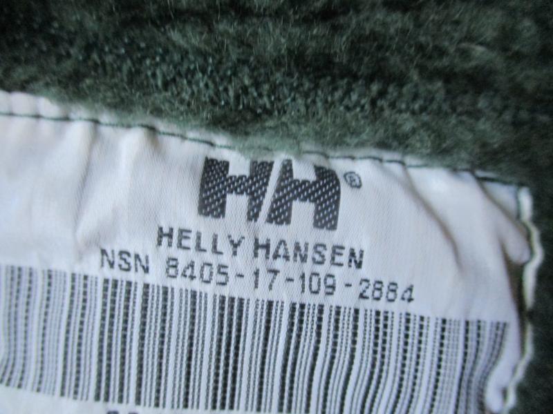 Original HELLY HANSEN DUTCH ARMY issue WOOL MIX FUR FLEECE FIELD JACKET L - XL