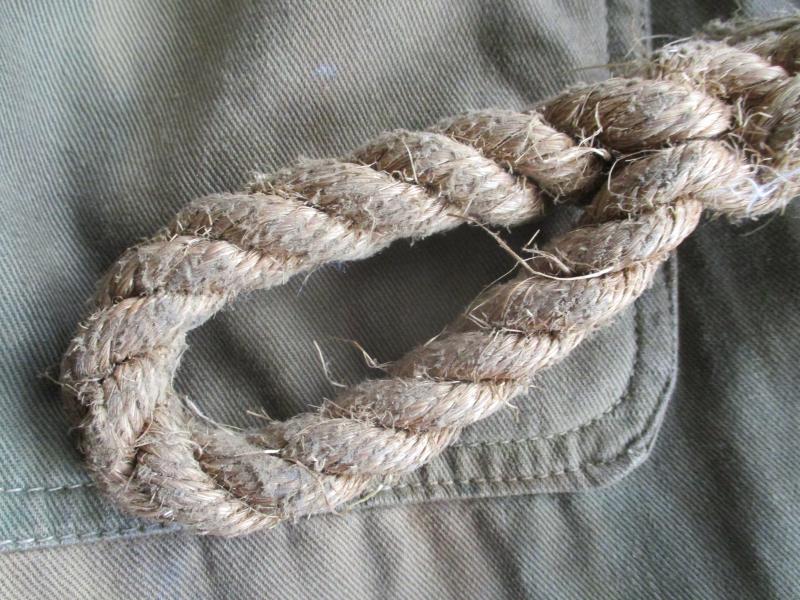GENUINE WW2 ISSUE BRITISH PARATROOPER AIRBORNE denison TOGGLE ROPE