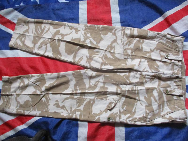 VERY RARE british army GULF WAR WAR 1 DESERT DPM ddpm LIGHTWEIGHT TROUSERS 36
