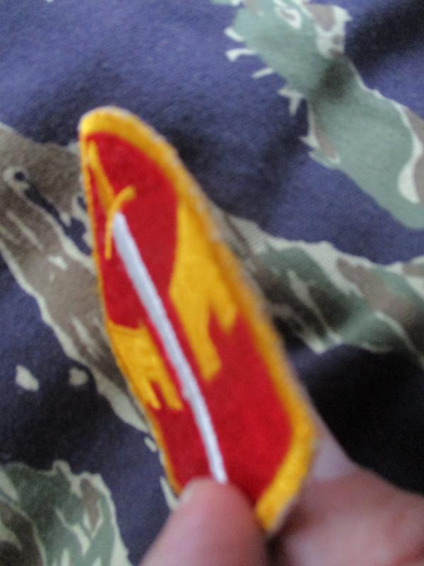 ORIGINAL us army MACV MAC V VIETNAM WAR SPECIAL FORCES BADGE PATCH cut edge