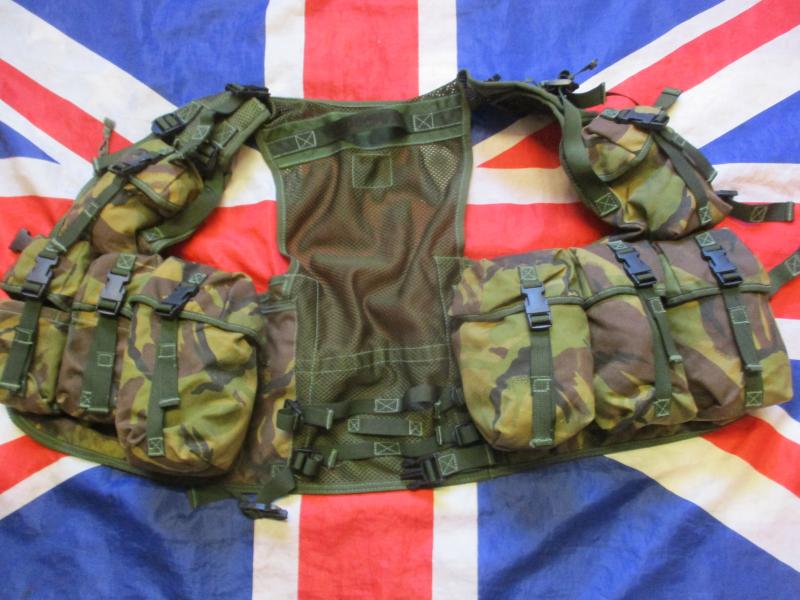 UK DPM camo PLCE OPS CTR CHEST WEBBING GP WAISTCOAT LBV VEST LBE