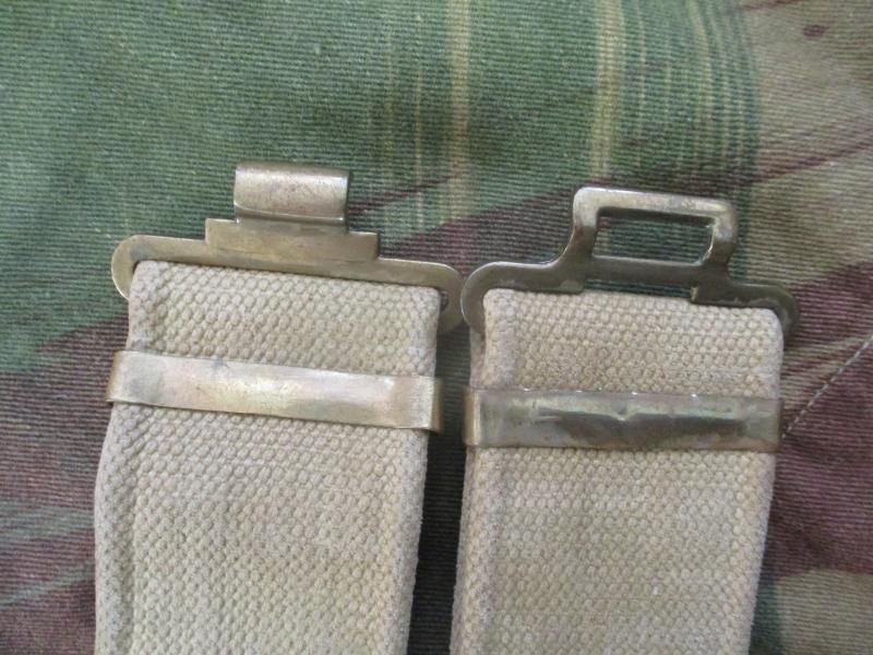 ORIGINAL british army 37 1937 pattern WEBBING BELT denison BATTLE DRESS wear