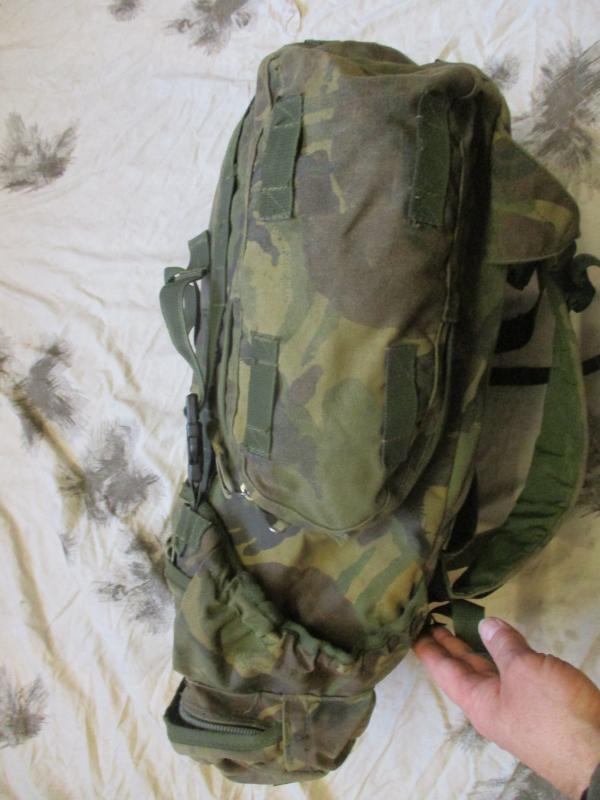 rare BRITISH ARMY 1st type NI northern ireland PLCE DAY SACK PATROL PACK