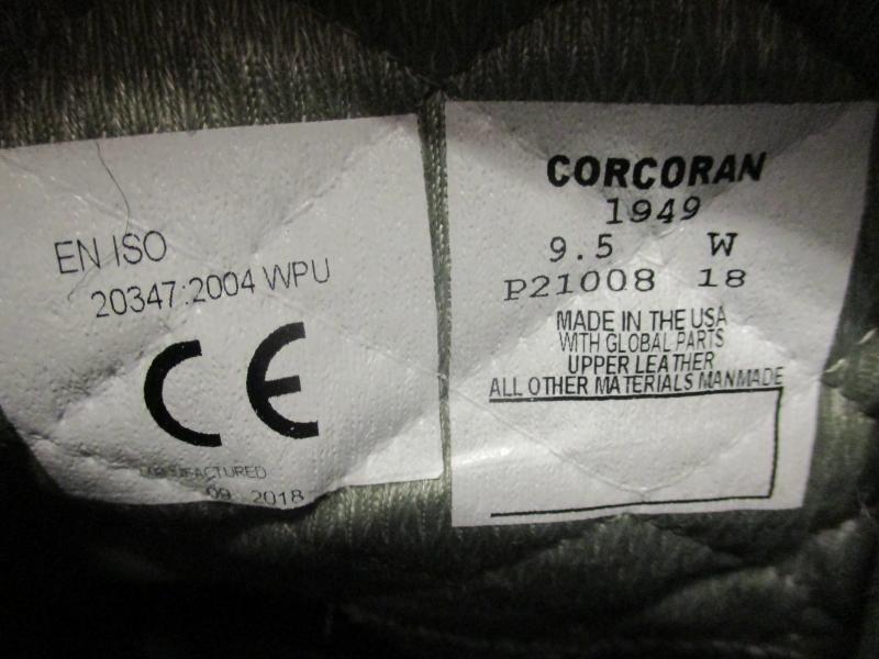CORCORAN MATTERHORN usa made HI LEG winter COMBAT BOOTS goretex thinsulate AMERICAN 9 1/2 WIDE =UK 9