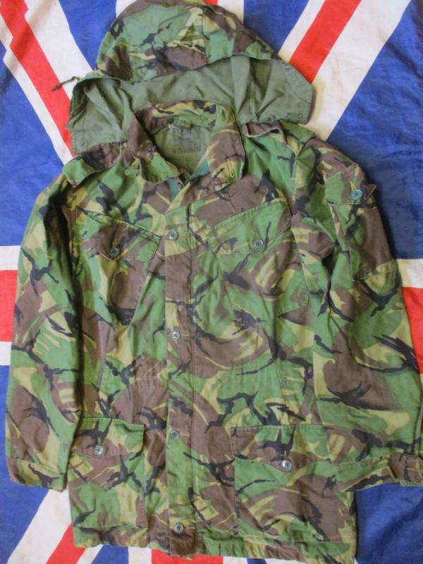 GENUINE BRITISH ARMY ISSUE 68 1968 dpm COMBAT JACKET FALKLANDS WAR size 7 & hood