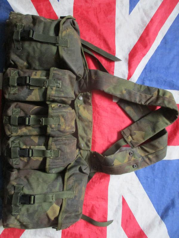 BRITISH ARMY / SAS ISSUE NI northern Ireland plce CHEST rig WEBBING dpm CAMO