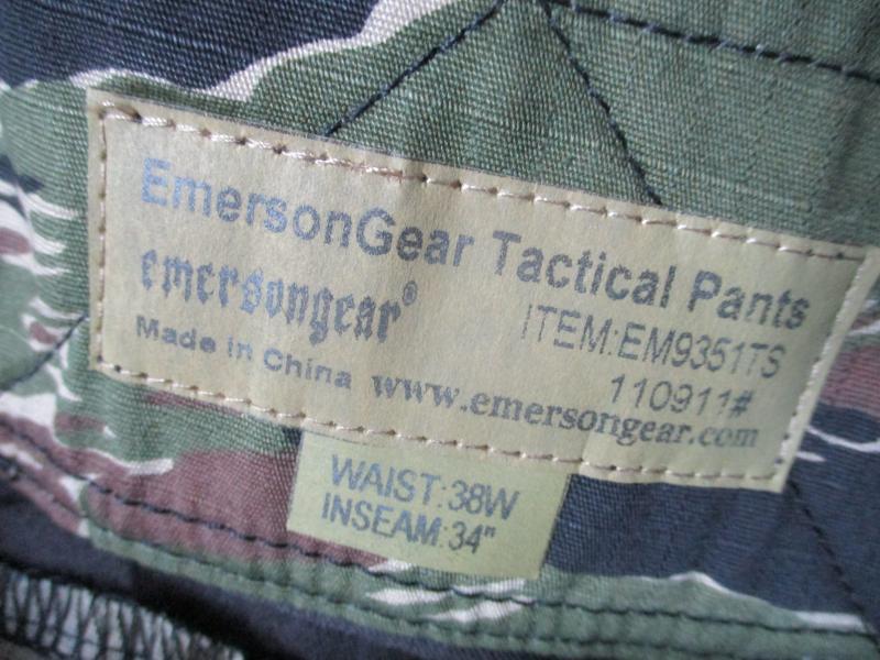 CRYE style EMERSON GEN II COMBAT TROUSERS pants VIETNAM WAR TIGER STRIPE CAMO LARGE 38