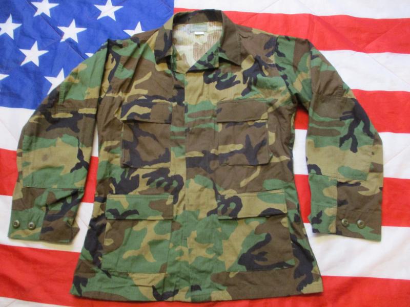 Tru Spec USA US ARMY m81 WOODLAND camo camouflage BDU COMBAT JACKET coat medium / regular -Large chest