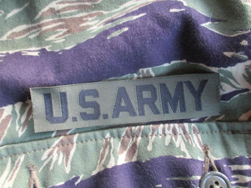GENUINE issue US ARMY VIETNAM WAR ERA branch tape PATCH subdued M65 BDU new