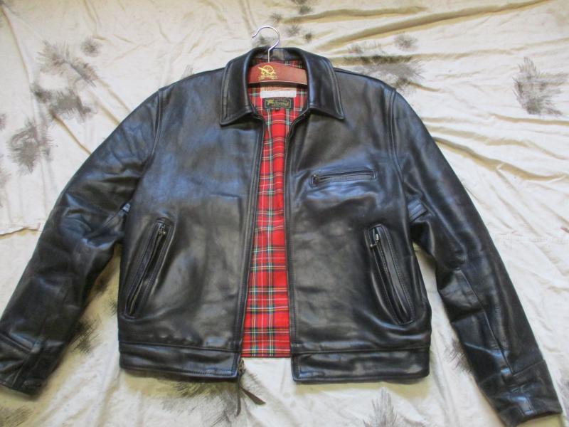 rare AERO LEATHER CO STEERHIDE highwayman 20th anniversary no 270 of 500 custom JACKET BLACK 42