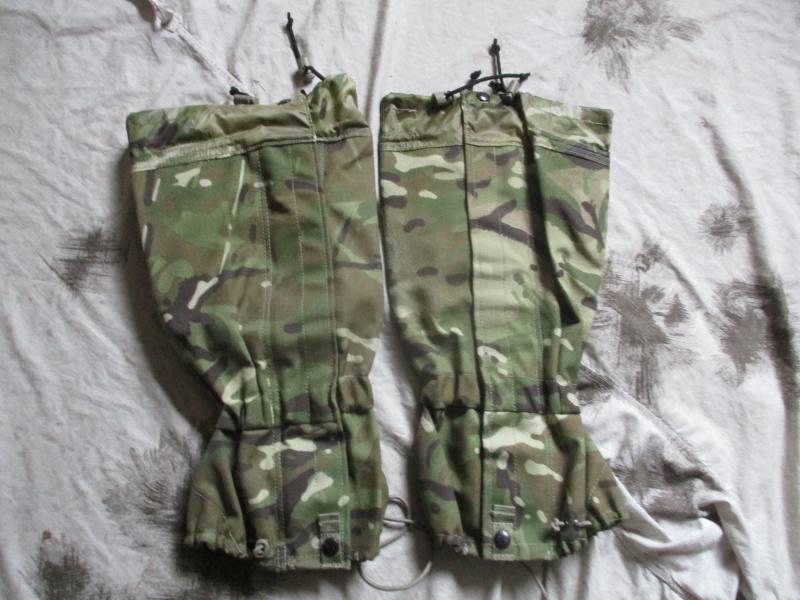 GENUINE British army ISSUE GS MTP camo MULTICAM MVP GORETEX BOOT GAITERS new