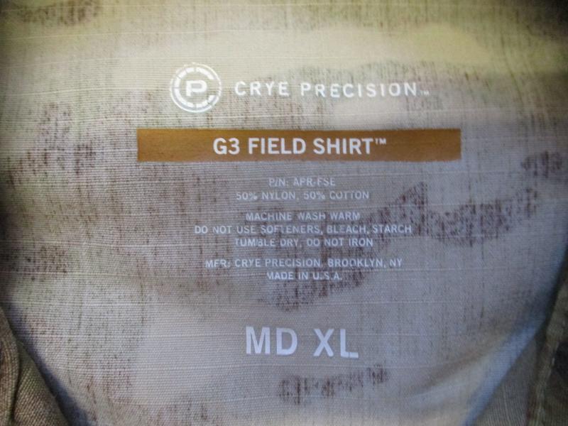 REAL ussf issue GEN III G3 CRYE PRECISION multicam FIELD SHIRT JACKET combat MEDIUM