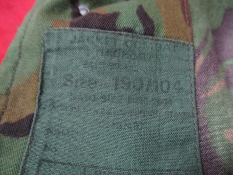 GENUINE ISSUE 70'S DPM CAMO 68 JUNGLE TROPICAL COMBAT SHIRT falklands 190/104 L