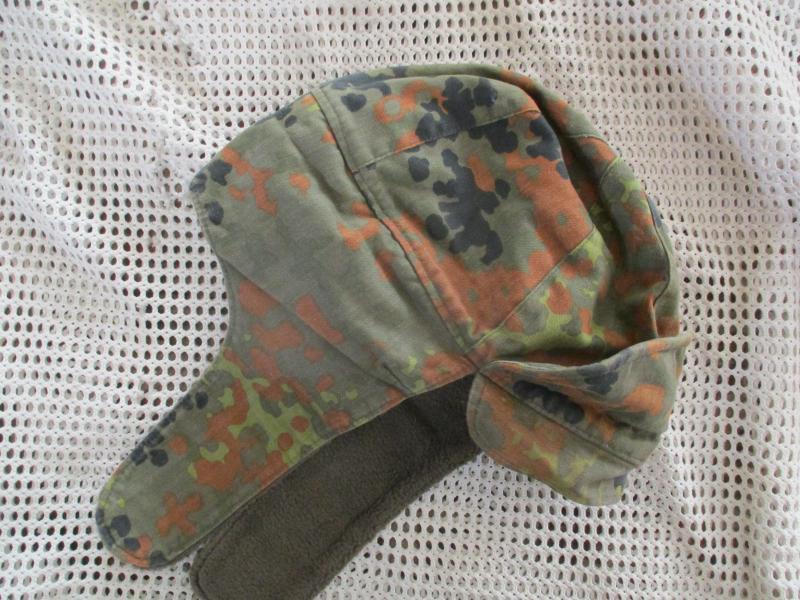 GENUINE GERMAN ARMY issue ARCTIC PATROL HAT CAP EARLY FLEKTARN CAMO 61CM L XL