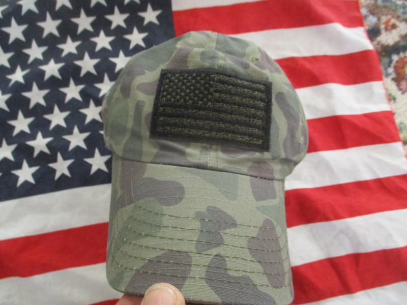 ROUGE AMERICAN WW2 FROG SKIN / VIETNAM WAR DUCK HUNTER CAMO warrior BASEBALL CAP
