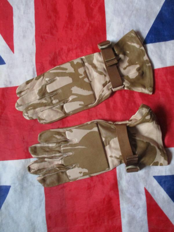 British Army 2006 Afghanistan ISSUE desert dpm LEATHER SHOOTING SNIPER COMBAT GLOVES 9 Medium