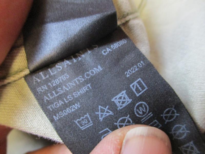 ALL SAINTS USSF vietnam war LATE WAR LLD tiger stripe jungle SHIRT medium LARGE