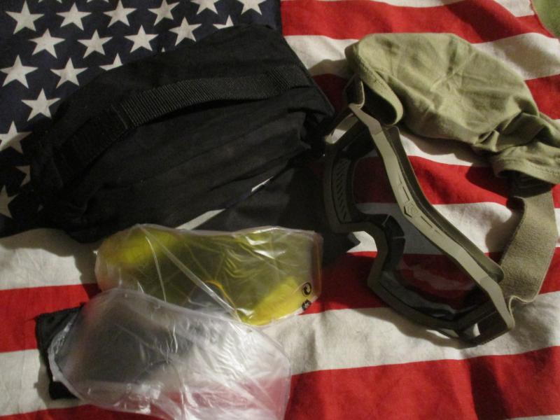 GENUINE uk ISSUE REVISION WOLF SPIDER  Combat GOGGLES coyote tan