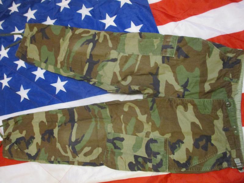 GENUINE issue USA us army AMERICAN woodland CAMO BDU combat PANTS TROUSERS m65 material M / R